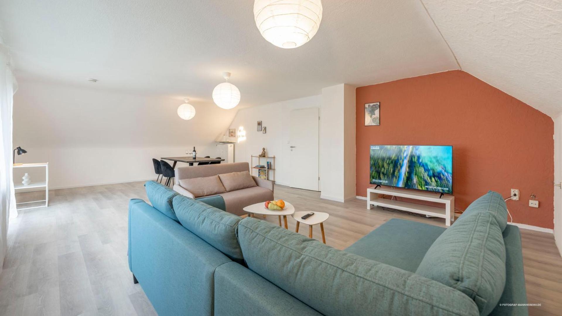 Xxl Design-Appartement Gardendesign Boxspring 8 Pers Zwischen Heidelberg Und Mannheim Edingen-Neckarhausen Exteriör bild