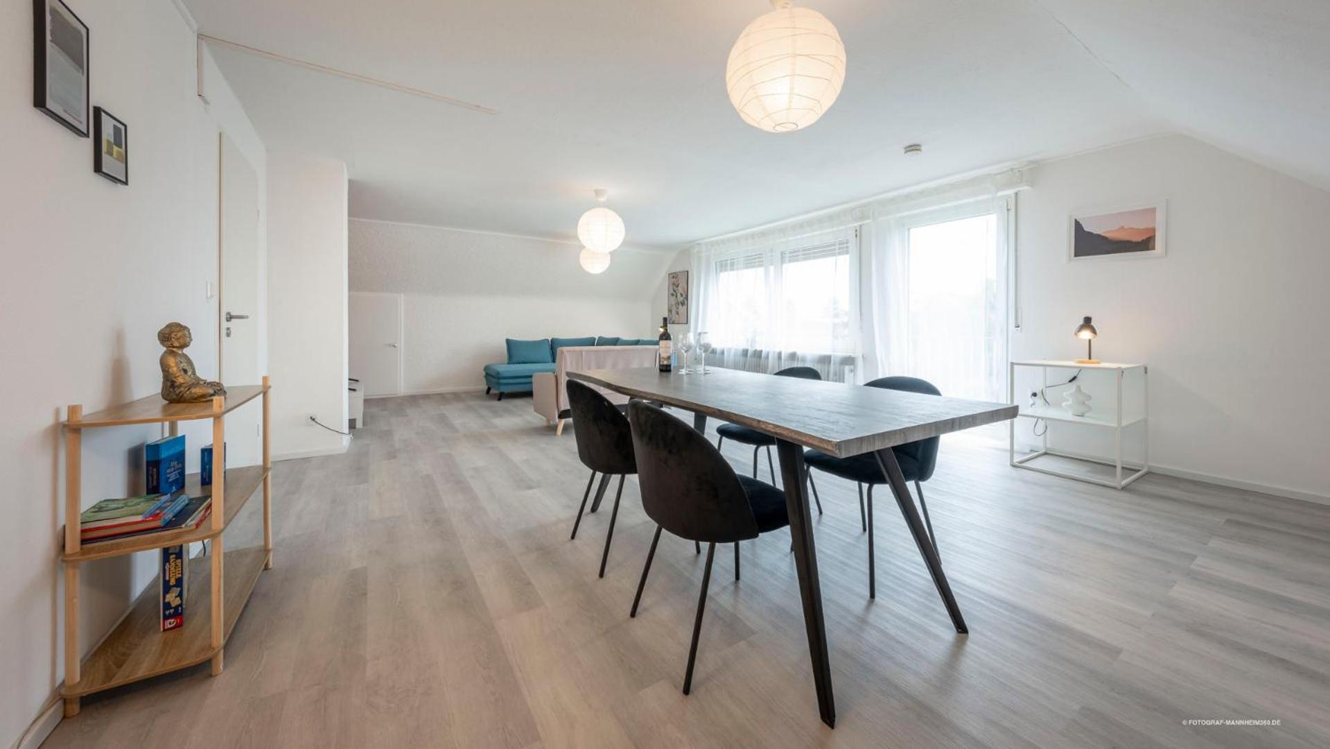 Xxl Design-Appartement Gardendesign Boxspring 8 Pers Zwischen Heidelberg Und Mannheim Edingen-Neckarhausen Exteriör bild